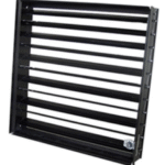 Opposed-blade damper for grille 200x200