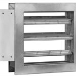 24v MULTI-BLADE SMOKE DAMPER 200x200